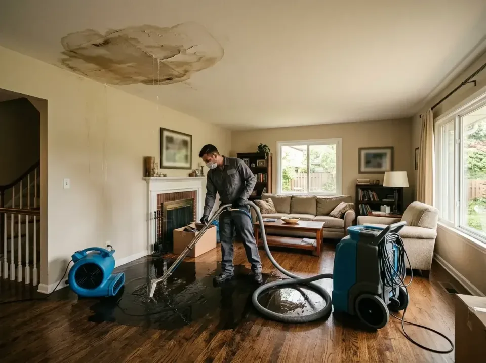 attic-pipe-burst-ceiling-drip-008 — frequently asked questions, Water Damage Restoration & Carpet Care in Cottage Lake, WA